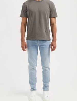 MUD Jeans Herren Jeans Dunn Low Tapered – Light Aged