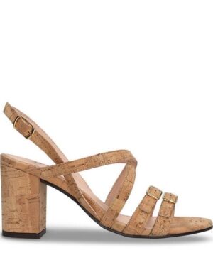 Nae Vegan Shoes NAE - Maria Braune Vegane Korksandalen