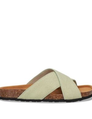 Nae Vegan Shoes NAE - Samui Grün Vegane flache Schuhe aus Piñatex