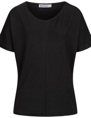 NATIVE SOULS Lyocell Damen V-Neck Shirt Medhu