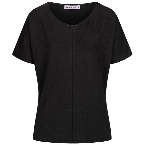 NATIVE SOULS Lyocell Damen V-Neck Shirt Medhu NATIVE SOULS Lyocell Damen V-Neck Shirt Medhu