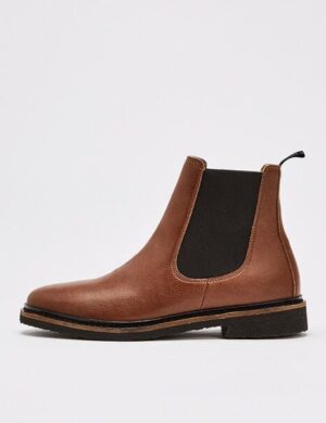 NINE TO FIVE #luka - veganer Chelsea Boot mit recycelter Kreppsohle