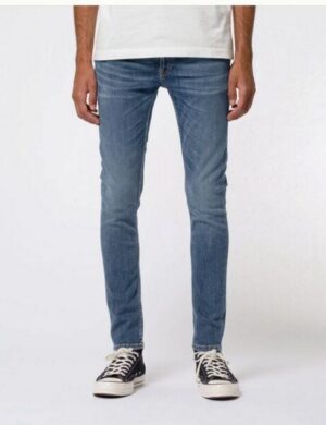 Nudie Jeans Bio-Denim Skinny Lin Dark Blue Navy
