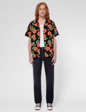Nudie Jeans Hemd Arvid Hawaii