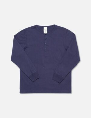 Nudie Jeans Herren Langarm-Shirt aus Biobaumwolle LS Henley