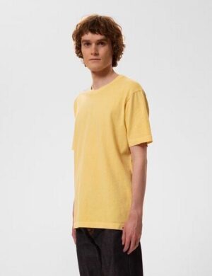 Nudie Jeans Herren T-Shirt UNO Everyday Tee - Citra Yellow