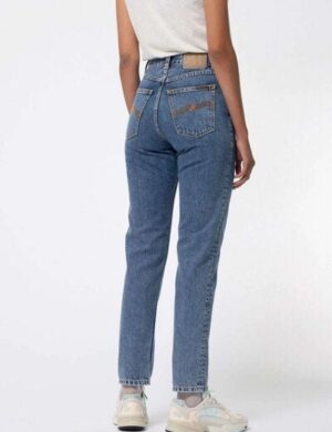 Nudie Jeans Highwaist Jeans - Breezy Britt - aus Bio-Baumwolle