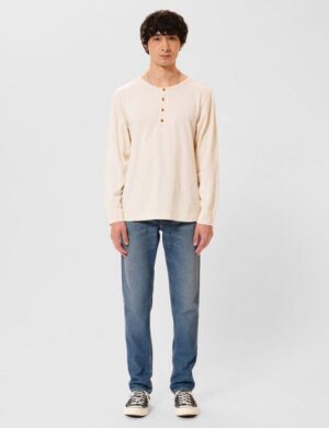 Nudie Jeans Jeans – Steady Eddie II – aus einem Bio-Baumwolle/Elastan Mix