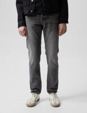 Nudie Jeans Jeans Steady Eddie II - Grey Crosshatch