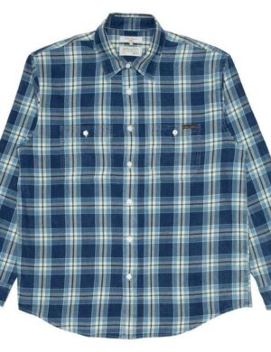 Nudie Jeans Kariertes Langarm-Hemd Julian Worker Check