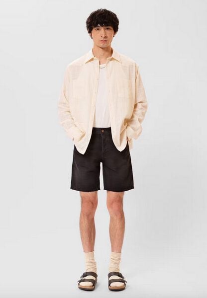 Nudie Jeans Ryan Cuban Shirt ecru - aus Bio-Baumwolle Nudie Jeans Ryan Cuban Shirt ecru - aus Bio-Baumwolle