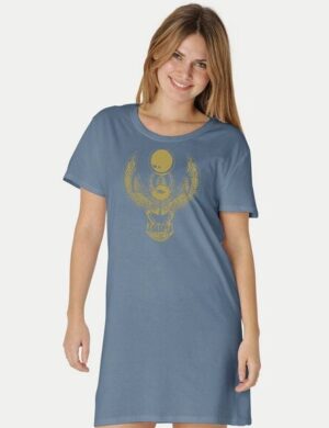 Peaces.bio - handbedruckte Biomode Longshirt Cheper Damen