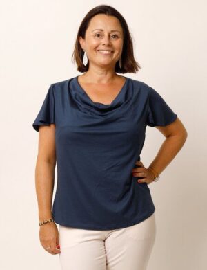 Peaces.bio – handbedruckte Biomode Romantic Shirt aus TENCEL