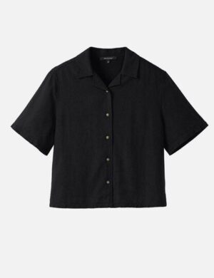 Damen Bluse aus Leinen und LENZING ECOVERO Viskose Mix – CAMELLIA – recolution