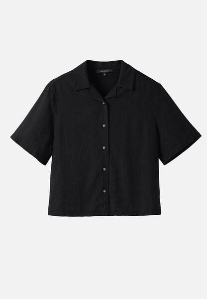 Damen Bluse aus Leinen und LENZING ECOVERO Viskose Mix - CAMELLIA - recolution Damen Bluse aus Leinen und LENZING ECOVERO Viskose Mix - CAMELLIA - recolution