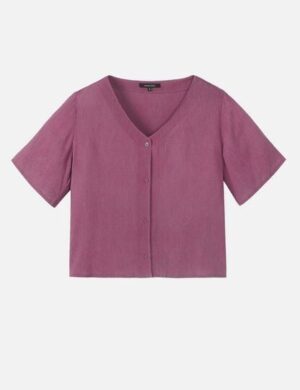 Damen Crinkle Bluse aus LENZING ECOVERO Viskose – SPIREA – recolution