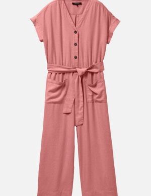 Damen Jumpsuit aus Leinen und LENZING ECOVERO Viskose Mix – DIANELLA – recolution