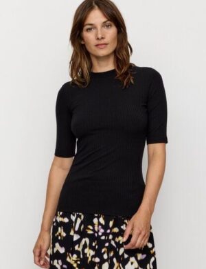 Damen Rib T-Shirt aus LENZING ECOVERO Viskose – DANDELION – recolution