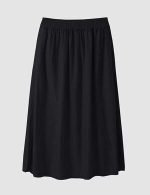 Damen Rock aus Leinen und LENZING ECOVERO Viskose Mix – FENNEL – recolution