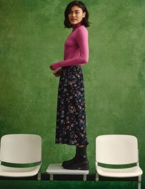 Damen Rock aus LENZING ECOVERO Viskose – HOLLY BLOSSOM – recolution