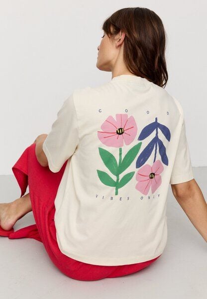 Damen T-Shirt aus Bio-Baumwolle - AZOLLA GOOD VIBES - recolution Damen T-Shirt aus Bio-Baumwolle - AZOLLA GOOD VIBES - recolution