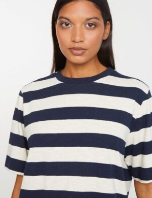 Damen T-Shirt aus Bio-Baumwolle - AZOLLA STRIPES - recolution