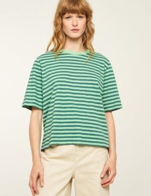 Damen T-Shirt aus Bio-Baumwolle – AZOLLA STRIPES – recolution
