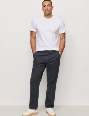 Herren Chino mit Bundfalte aus Bio-Baumwoll Mix - OAK - recolution