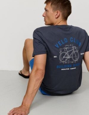 Herren T-Shirt aus Bio-Baumwolle – AGAVE VELO CLUB – recolution