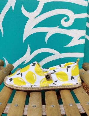 REFISHED fair fashion Espadrilles 'HAPPINESS' (Lemon)