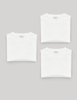 SANVT Das Perfekte T-Shirt - Weiss (3 Pack)