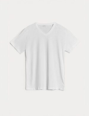 SANVT Das Unisex V-Neck - Weiss
