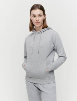 SANVT Der Unisex Hoodie - Grau Meliert