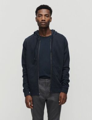 SANVT Die Hoodie Sweatjacke - Dunkelblau