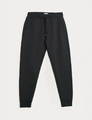 SANVT Die Unisex Jogginghose – Schwarz Gewaschen
