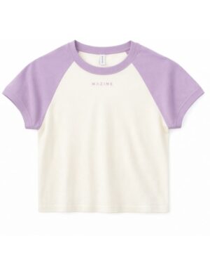 Mazine – Women’s Contrast Sleeves T-Shirt – T-Shirt