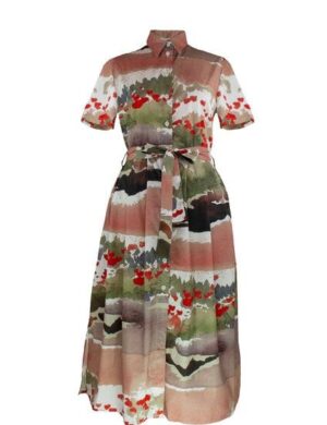 Sophia Schneider-Esleben Dress Marie, Mohn – Damenkleid aus Bio-Baumwolle