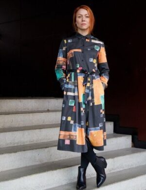 Sophia Schneider-Esleben Dress Marie, Triadic – Damenkleid aus Bio-Baumwolle