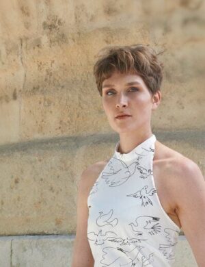 Sophia Schneider-Esleben Neckholder Thekla – Top Damen aus Bio-Baumwolle