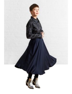 Sophia Schneider-Esleben Rock Skyler Tencel – Glockenrock, Schwingrock aus Bio-Baumwolle