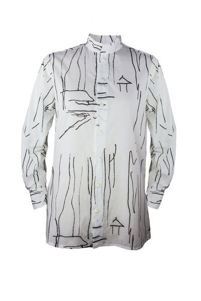 Sophia Schneider-Esleben Shirt Paul Snow - Unisex Hemd Damenhemd und Herrenhemd aus Bio-Baumwolle Sophia Schneider-Esleben Shirt Paul Snow - Unisex Hemd Damenhemd und Herrenhemd aus Bio-Baumwolle