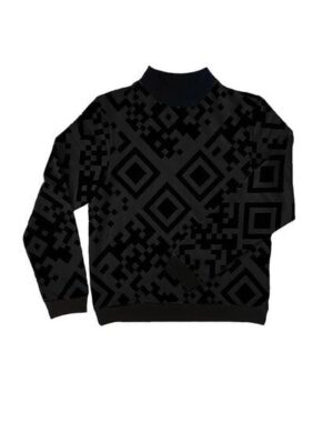 Sophia Schneider-Esleben Unisex Pullover, Jesse QR- Sweatshirt aus Bio-Baumwolle