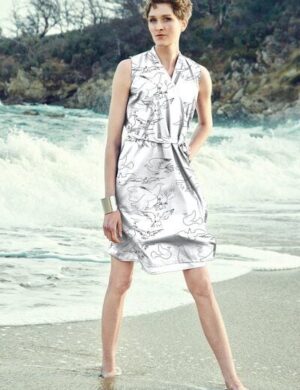 Sophia Schneider-Esleben Wickelkleid Helen – Wickelkleid Damenkleid aus Bio-Baumwolle