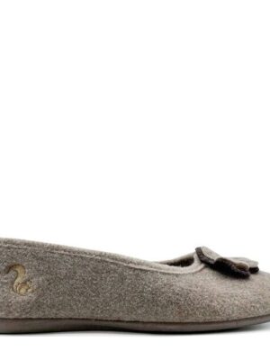 Veganer Hausschuh thies ® Eco Ballerina aus recycelten PES, fair produziert