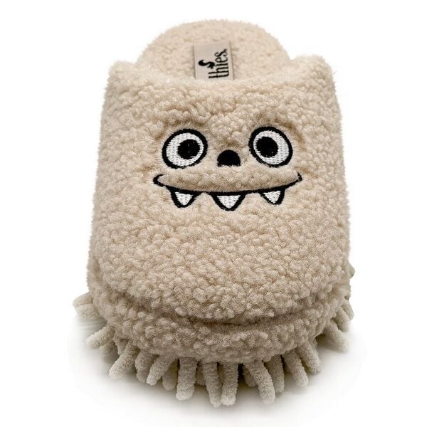 Veganer thies ® Eco Monstimop Teddy Slipper aus kuscheligem recyceltem PES Veganer thies ® Eco Monstimop Teddy Slipper aus kuscheligem recyceltem PES
