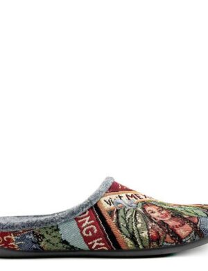 Veganer thies ® Eco World Travel Slipper aus gewebtem Textil