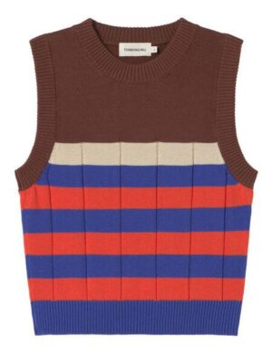thinking mu Damen Weste - Sherry Knitted Vest - aus Baumwolle