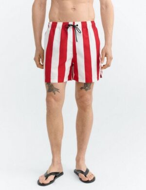 thinking mu Herren Badehose - Limpopo Swimwear Pool Scripes - aus Polyester