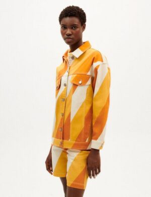 thinking mu Jeansjacke – Slash Phoebe Jacke – aus einem Bio-Baumwolle/Elasthan Mix