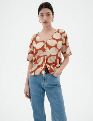 thinking mu Libelula Blouse I - Damen Bluse